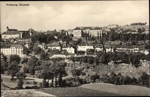 Ak Freiburg Stadt Freiburg Schweiz, Gesamtansicht