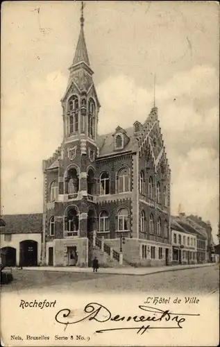 Ak Rochefort Wallonie Namur, Rathaus