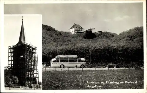 Ak Hochelten Elten Emmerich am Niederrhein, Hoog Elten, Panorama op Eltenberg en Kurhotel