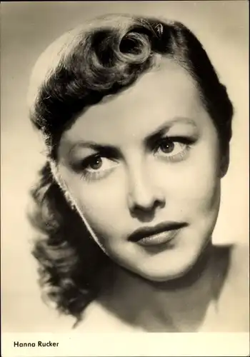 Ak Schauspielerin Hanna Rucker, Portrait, Progress Starfoto