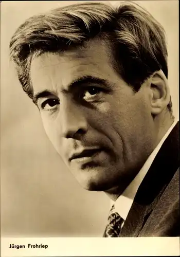 Ak Schauspieler Jürgen Frohriep, Portrait, Defa Film, Sterne