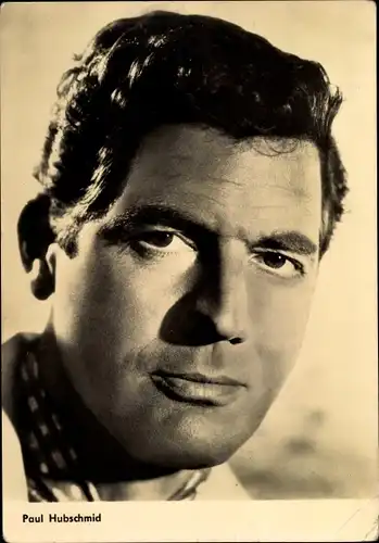 Ak Schauspieler Paul Hubschmid, Schule für Eheglück, Heute heiratet mein Mann, Portrait