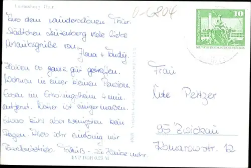 Ak Leutenberg in Thüringen, Straßenpartie, Brunnen