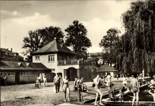 Ak Bischofswerda in Sachsen, Sommerbad