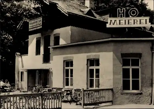 Ak Reichenberg Moritzburg in Sachsen, HO-Gaststätte Meierei