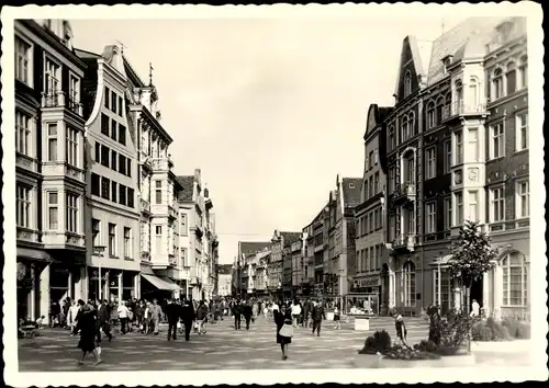 Ak Hansestadt Rostock, Kröpeliner Straße