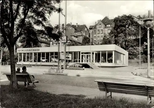 Ak Lutherstadt Eisenach in Thüringen, Ausstellungspavillon des VEB Automobilwerkes, Wartburg