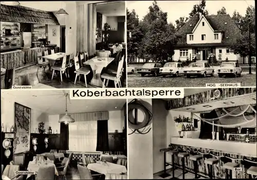 Ak Langenhessen Werdau an der Pleiße in Sachsen, Koberbachtalsperre, HOG Seehaus