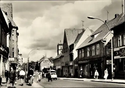 Ak Neustrelitz in Mecklenburg, Stettiner Straße