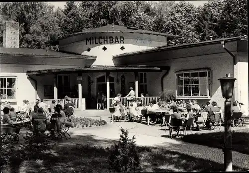 Ak Templin in der Uckermark, FDGB Erholungsheim Aufbau, Milchbar