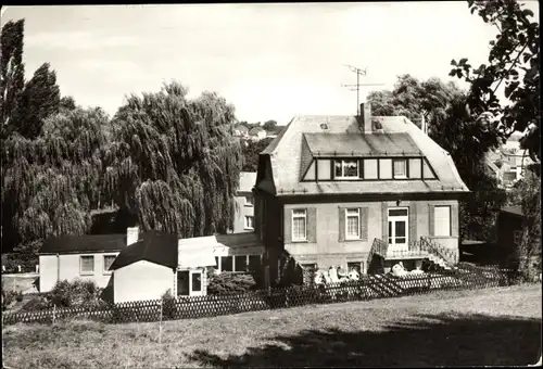 Ak Reudnitz Mohlsdorf in Thüringen, Haus, Garten
