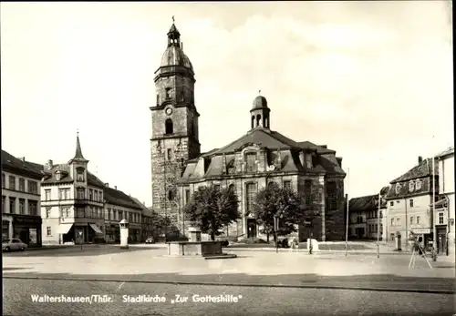 Ak Waltershausen Thüringen, Stadtkirche Zur Gotteshilfe