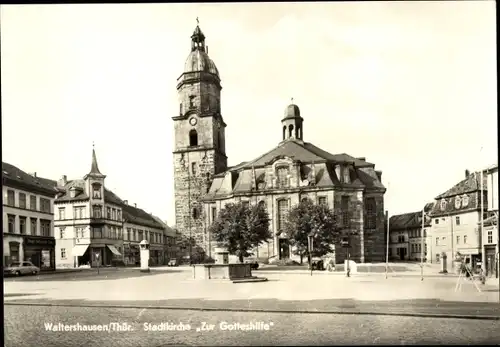 Ak Waltershausen Thüringen, Stadtkirche Zur Gotteshilfe