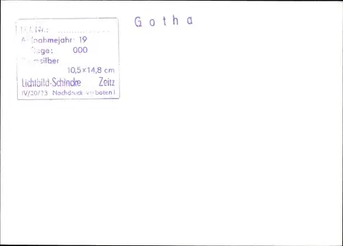 Foto Gotha in Thüringen, Denkmal, Gebäude