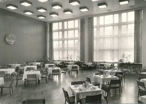 Ak Saaldorf Bad Lobenstein in Thüringen, ZBE Ferien- und Erholungsobjekt LFN Bezirk Gera, Speiseraum