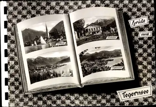 Ak Tegernsee in Oberbayern, Rottach, Kirche, Kurhaus