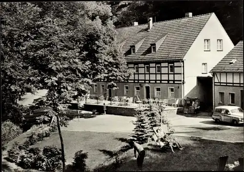 Ak Dresden Mobschatz Oberwartha, Reichsbahnerholungsheim Lochmühle Waldfrieden