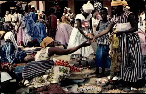 Ak Afrika in Farben, Afrikanischer Marsch