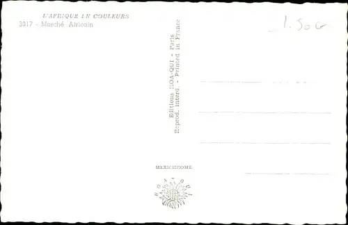 Ak Afrika in Farben, Afrikanischer Marsch