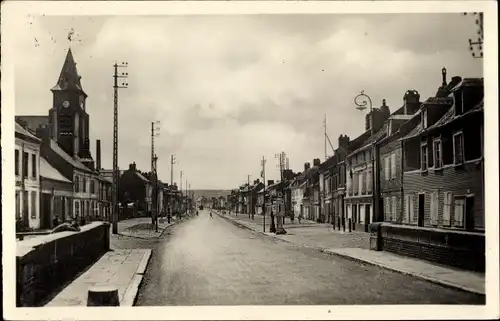 Ak Abbeville Somme, Im Vorort Rouvray, an der Straße nach Le Havre