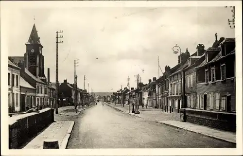 Ak Abbeville Somme, Im Vorort Rouvray, an der Straße nach Le Havre