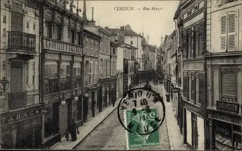 Ak Verdun-Meuse, Rue Mazel