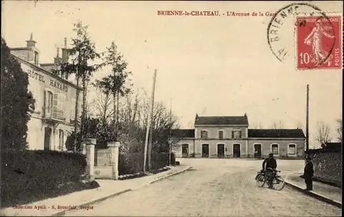 Ak Brienne le Château Aube, Avenue de la Gare