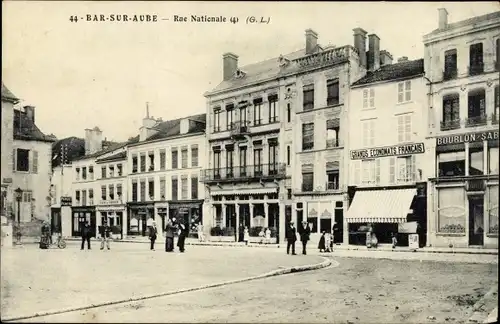 Ak Bar sur Aube, Rue Nationale