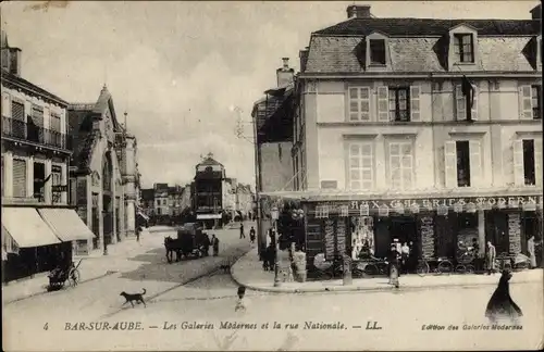 Ak Bar sur Aube, Galeries Modernes, Rue Nationale
