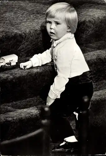 Ak Prinz Willem Alexander der Niederlande, Portrait, 1970