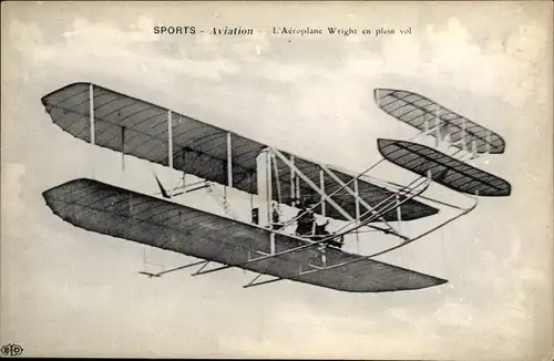 Ak Aviation, Flugzeug Wright im Flug