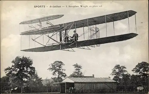 Ak Aviation, Flugzeug Wright im Flug
