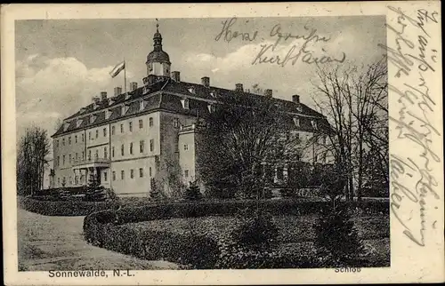Ak Sonnewalde in der Niederlausitz, Schloss