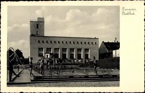 Ak Pirmasens am Pfälzerwald Rheinland Pfalz, Partie am Stadtbad