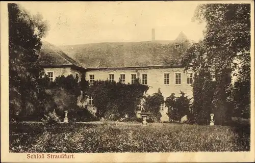 Ak Straußfurt in Thüringen, Schloss