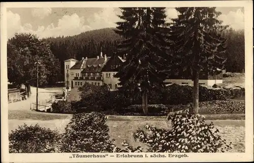 Ak Erlabrunn Breitenbrunn im Erzgebirge, Hotel Täumerhaus