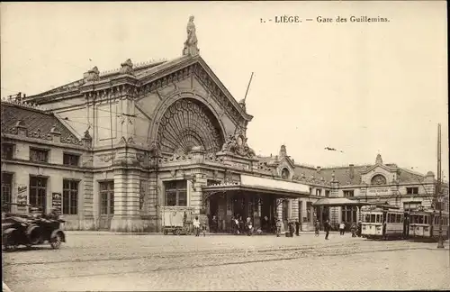 Ak Lüttich Lüttich Wallonien, Bahnhof Guillemins