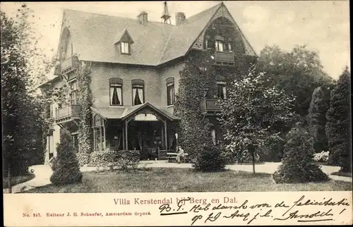 Ak Berg en Dal Gelderland Niederlande, Villa Kerstendal