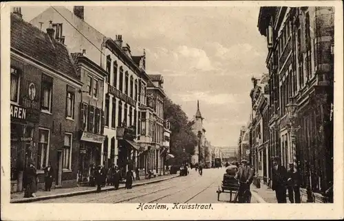 Ak Haarlem Nordholland Niederlande, Kruisstraat