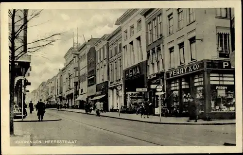 Ak Groningen Niederlande, Heerestraat