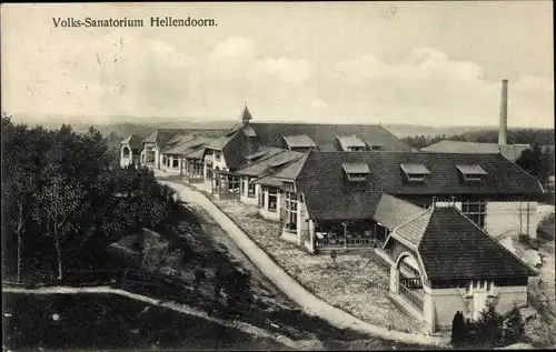 Ak Hellendoorn Overijssel, Volks-Sanatorium