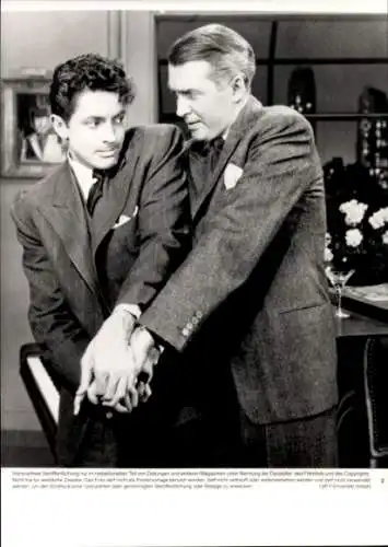 Foto Filmszene Cocktail für eine Leiche, USA 1948, Szene mit Farley Granger und James Stewart