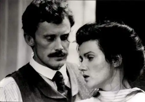 Foto Schauspieler Rosa Luxemburg D 1986, Barbara Sukowa, Daniel Olbrychski