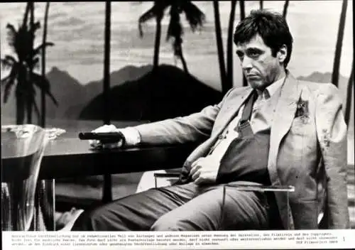 Pressefoto Filmszene, Scarface, Al Pacino