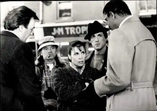 Pressefoto Filmszene, Rocky V, Tommy Morrison, Sylvester Stallone