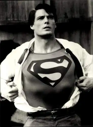 Pressefoto Filmszene, Superman 3 - der stählerne Blitz, Christopher Reeve