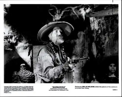 Foto Filmszene "Barbarosa", USA 1982, Szene mit Willie Nelson