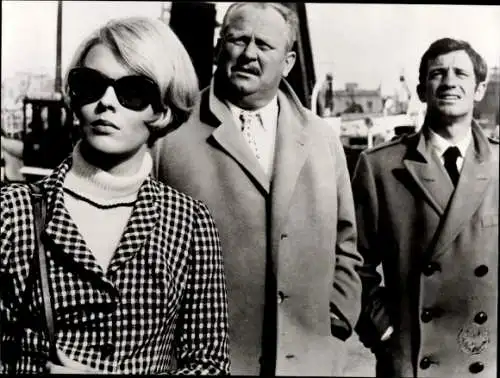 Foto Filmszene "Der Boss hat sich was ausgedacht", F/D 1964, Jean Seberg, J.-P. Belmondo, G. Fröbe