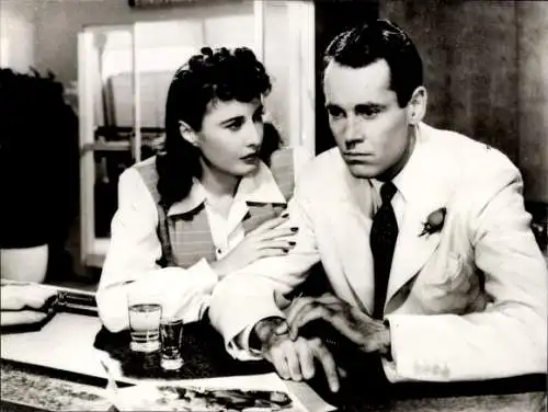 Foto Filmszene "Die Falschspielerin", USA 1941, Szene mit Barbara Stanwyck und Henry Fonda