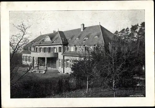 Ak Darmstadt in Hessen, Seminar Marienhöhe, Hauptgebäude von Osten
